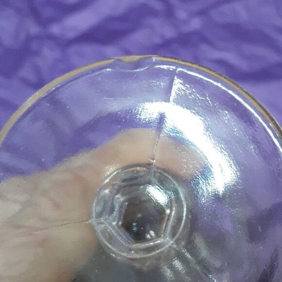 Duncan & Miller #42 Mardi Gras Water Wine Decanter and set of 5 goblets. - Picture 13 of 13